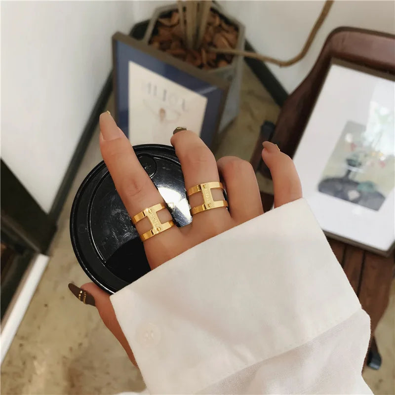 Personality 18K Gold Ring Personality 18K Gold Ring